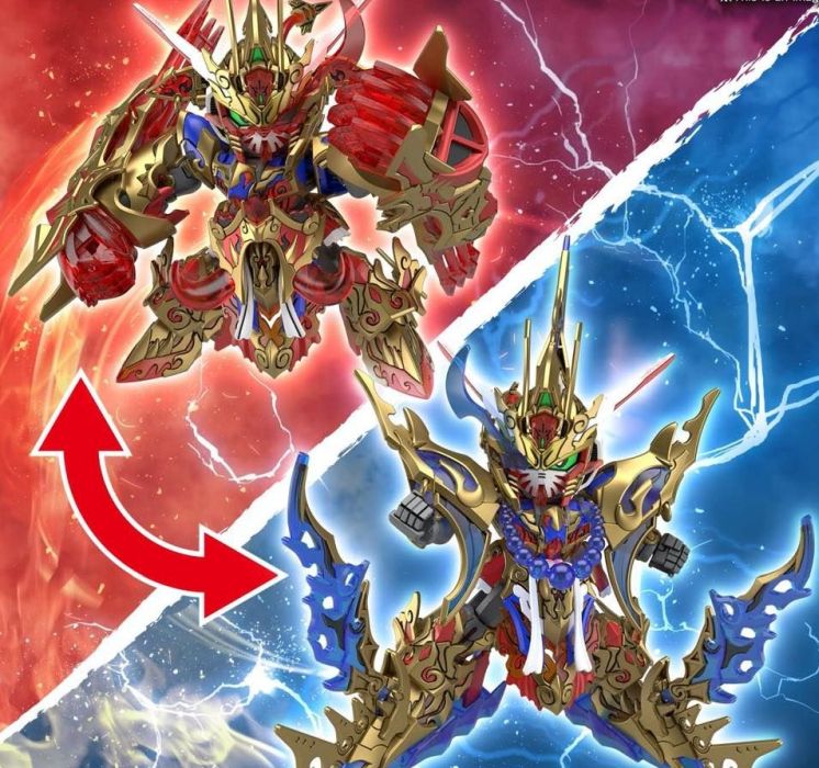 Bandai SD Gundam World Heroes #08 Wukong Impulse Gundam DX Set - image 4