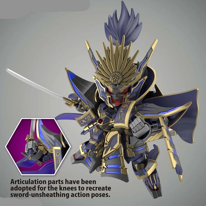 Bandai SD Gundam World Heroes #10 Nobunaga Gundam Epyon Dark Mask Ver. - image 4