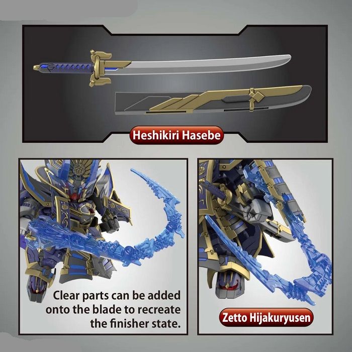 Bandai SD Gundam World Heroes #10 Nobunaga Gundam Epyon Dark Mask Ver. - image 5