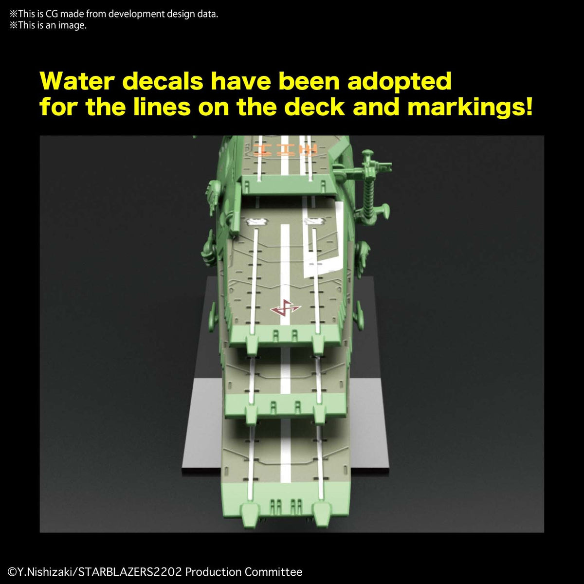 Bandai Space Battleship Yamato 2205 Mecha Collection #02 Gaiperon-Class Multi-Deck Carrier Balmes - image 3