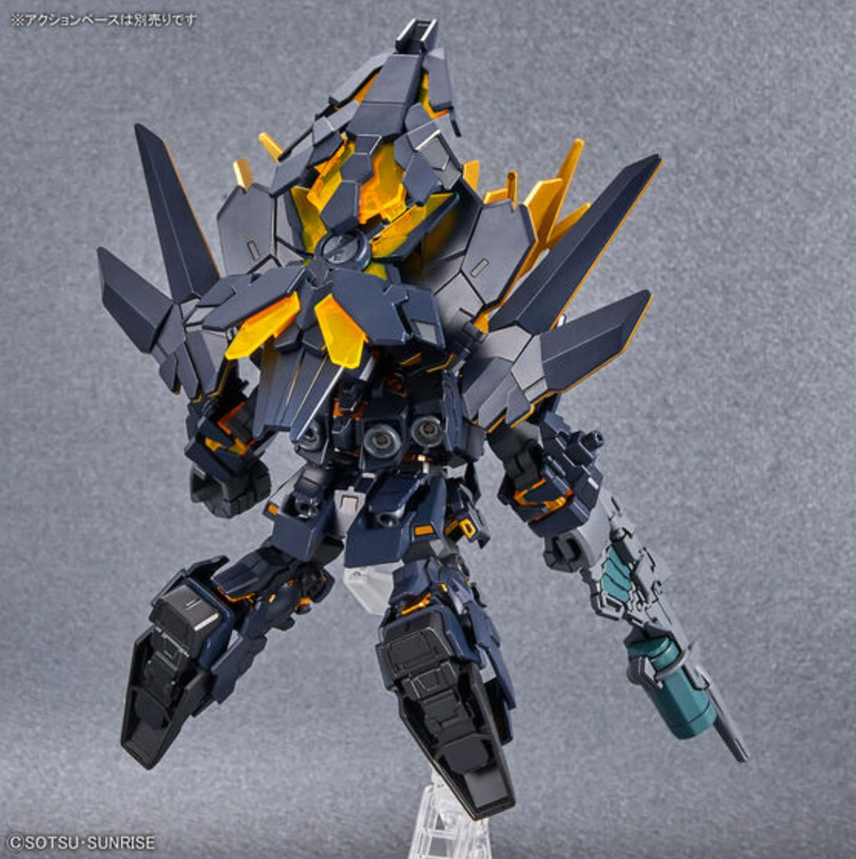 Bandai SD Gundam Cross Silhouette RX-0 Unicorn Gundam 02 Banshee Special Set - image 2
