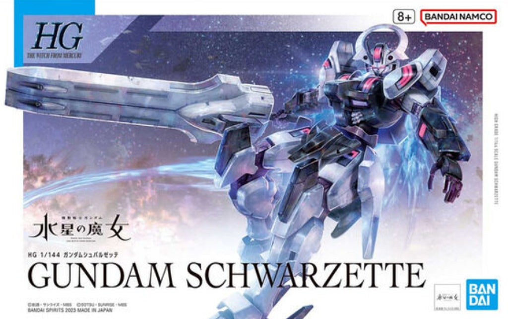 Bandai HG 1/144 Gundam Schwarzette - image 5