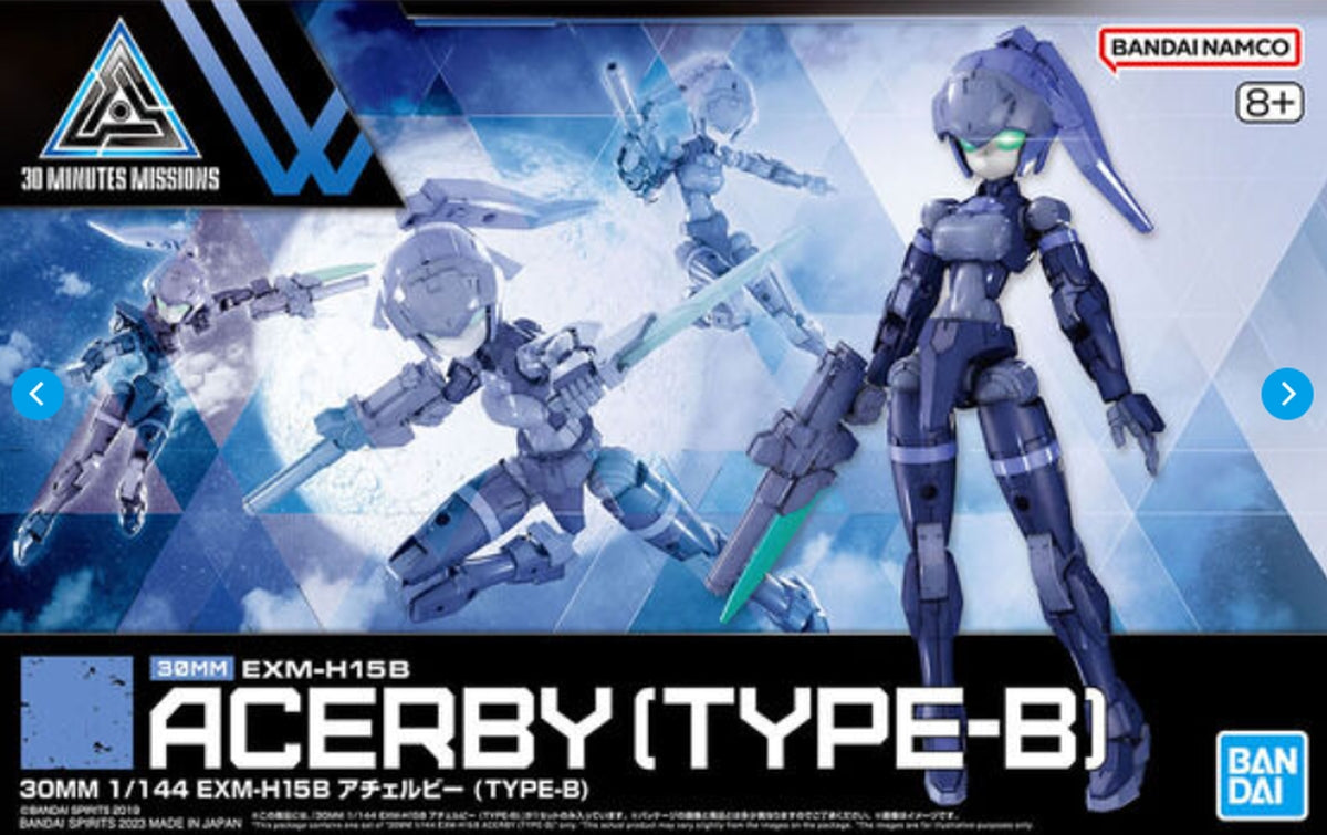 Bandai 30MM 1/144 EXM-H15B Acerby Type-B - image 5