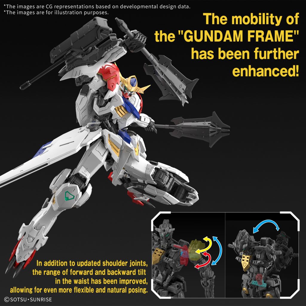 Bandai MG 1/100 Gundam Barbatos Lupus - image 4