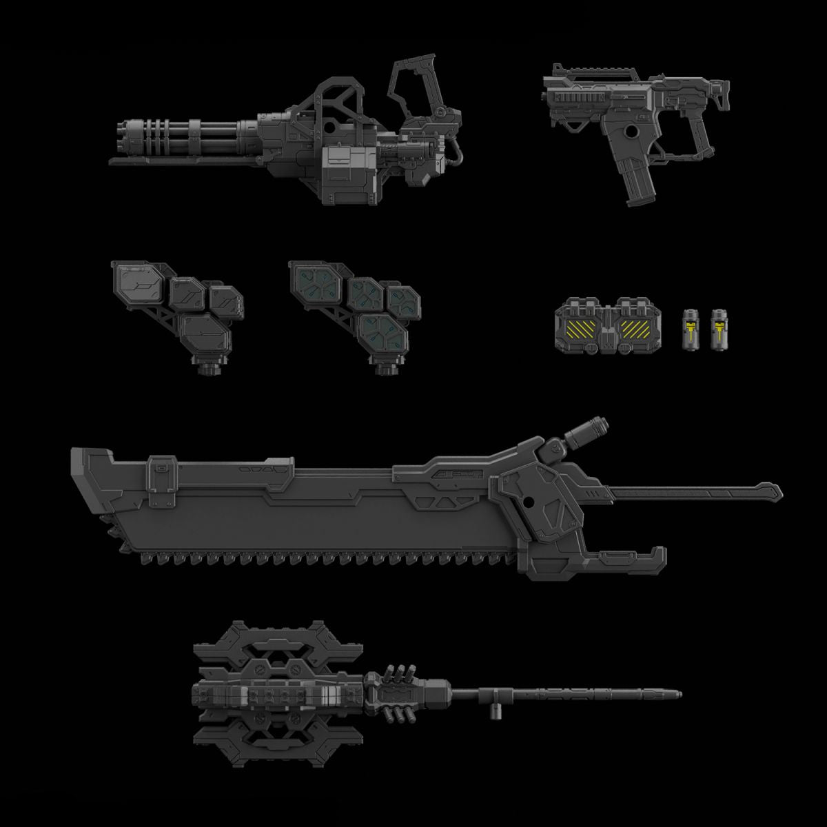Bandai 30MM 1/144 Option Parts Set Daemon X Machina Titanic Scion Weapon Set 01