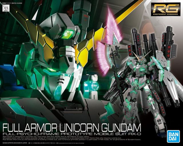 Bandai RG 1/144 Full Armor Unicorn Gundam - image 5
