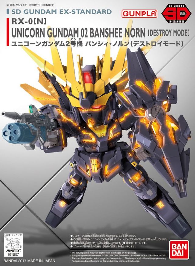 Bandai SD EX-Standard #15 Unicorn Gundam 02 Banshee Norn - image 5