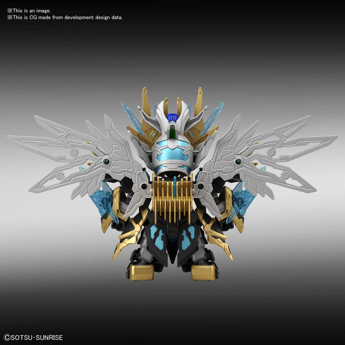 Bandai SD Sangoku Soketsuden Tian Ba Cao Cao Wing Gundam - image 2