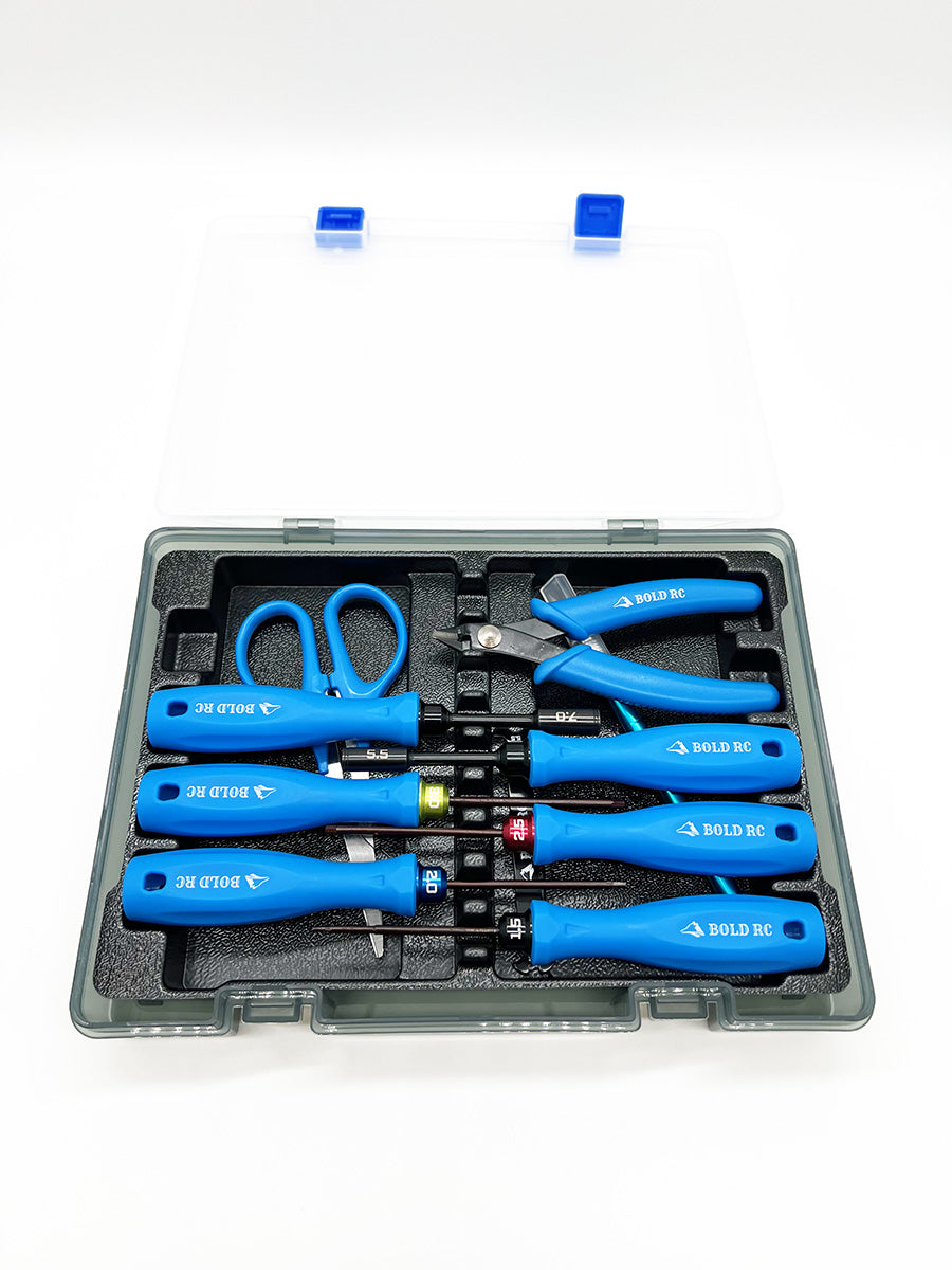 Bold R/C 10 Piece Trail Pack Tool Set with Storage Box 10000