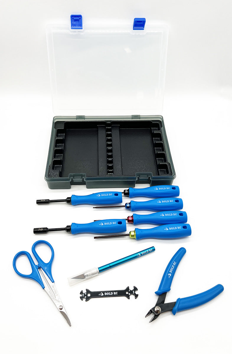 Bold R/C 10 Piece Trail Pack Tool Set with Storage Box 10000