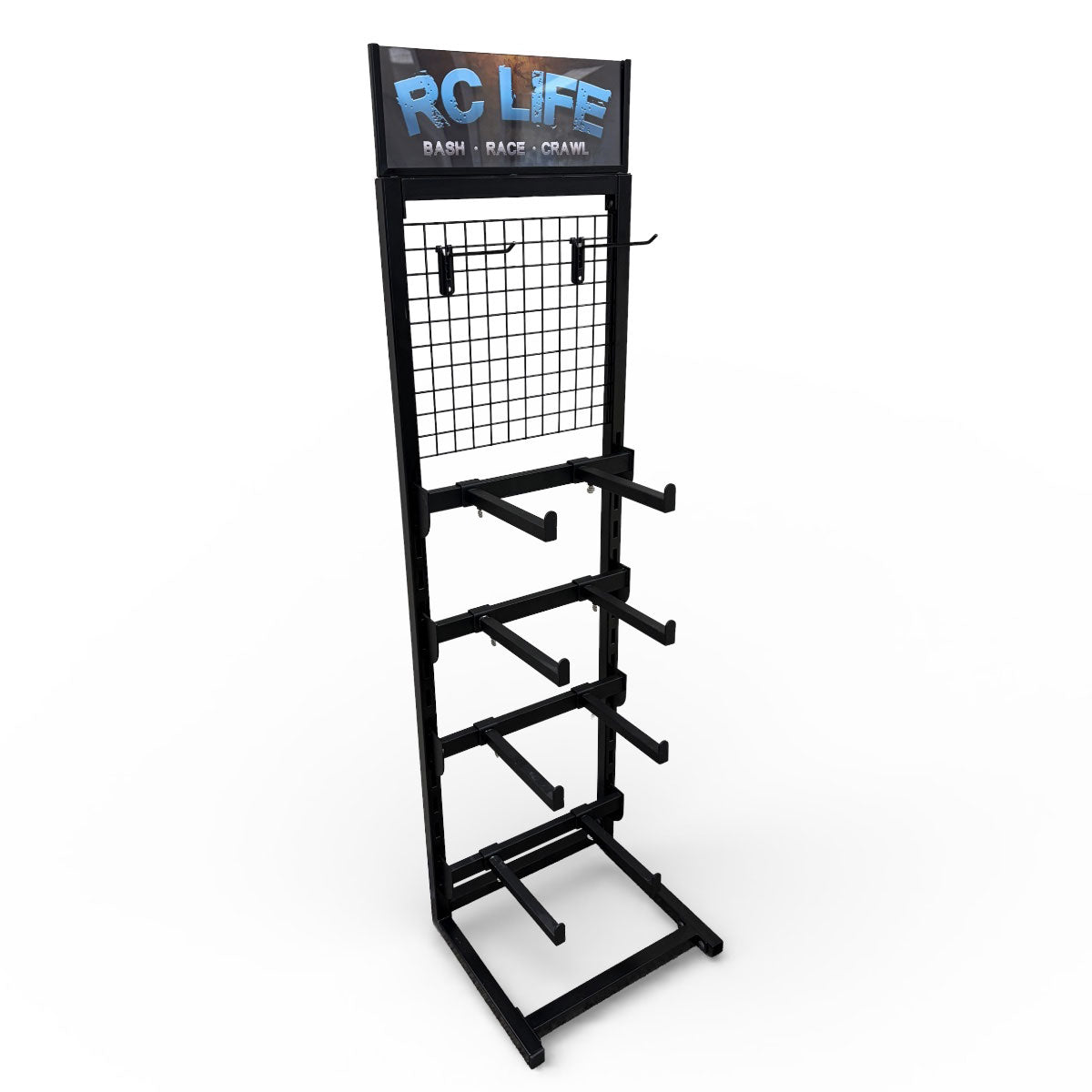 Bold R/C 1/10 RC Car & Truck 4-Tier Pit & Display Stand