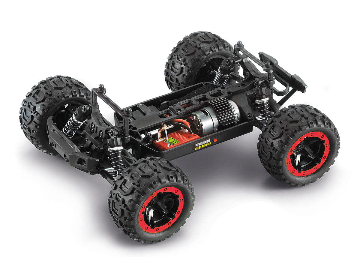 BlackZon Slyder MT 1/16 4WD Electric Monster Truck - Red