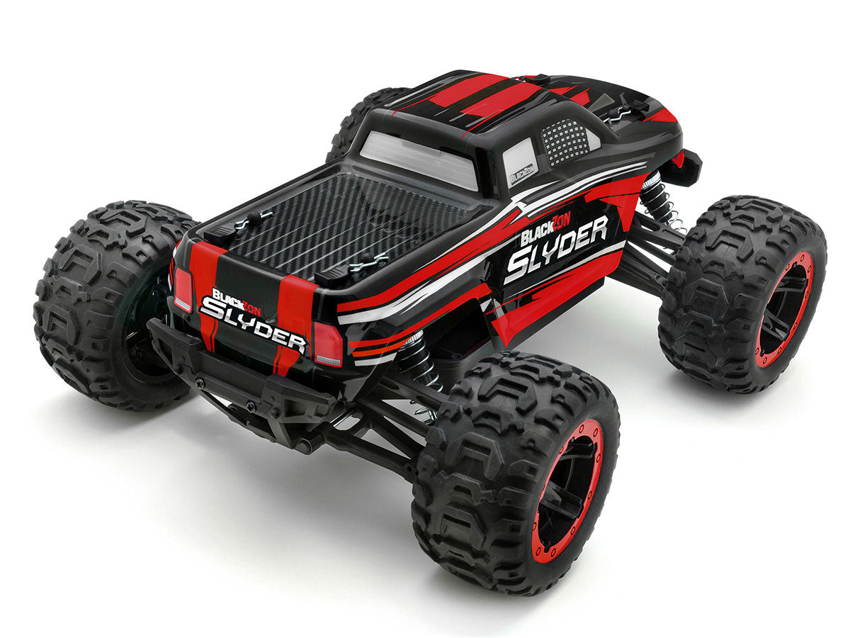 BlackZon Slyder MT 1/16 4WD Electric Monster Truck - Red