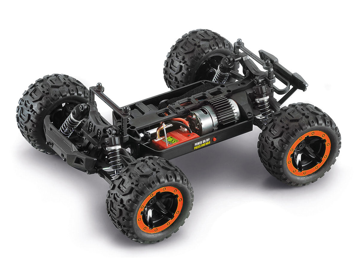 BlackZon Slyder MT 1/16 4WD Electric Monster Truck - Orange