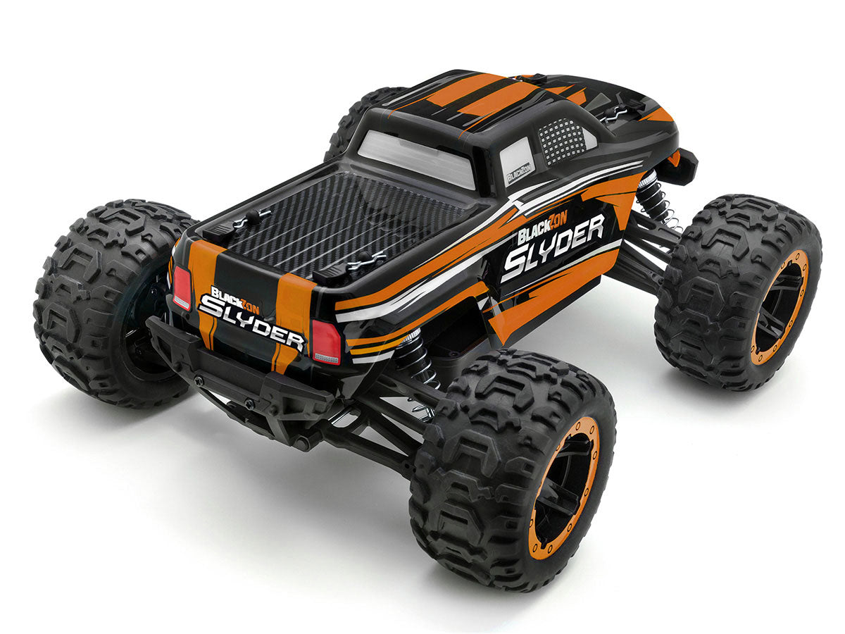 BlackZon Slyder MT 1/16 4WD Electric Monster Truck - Orange