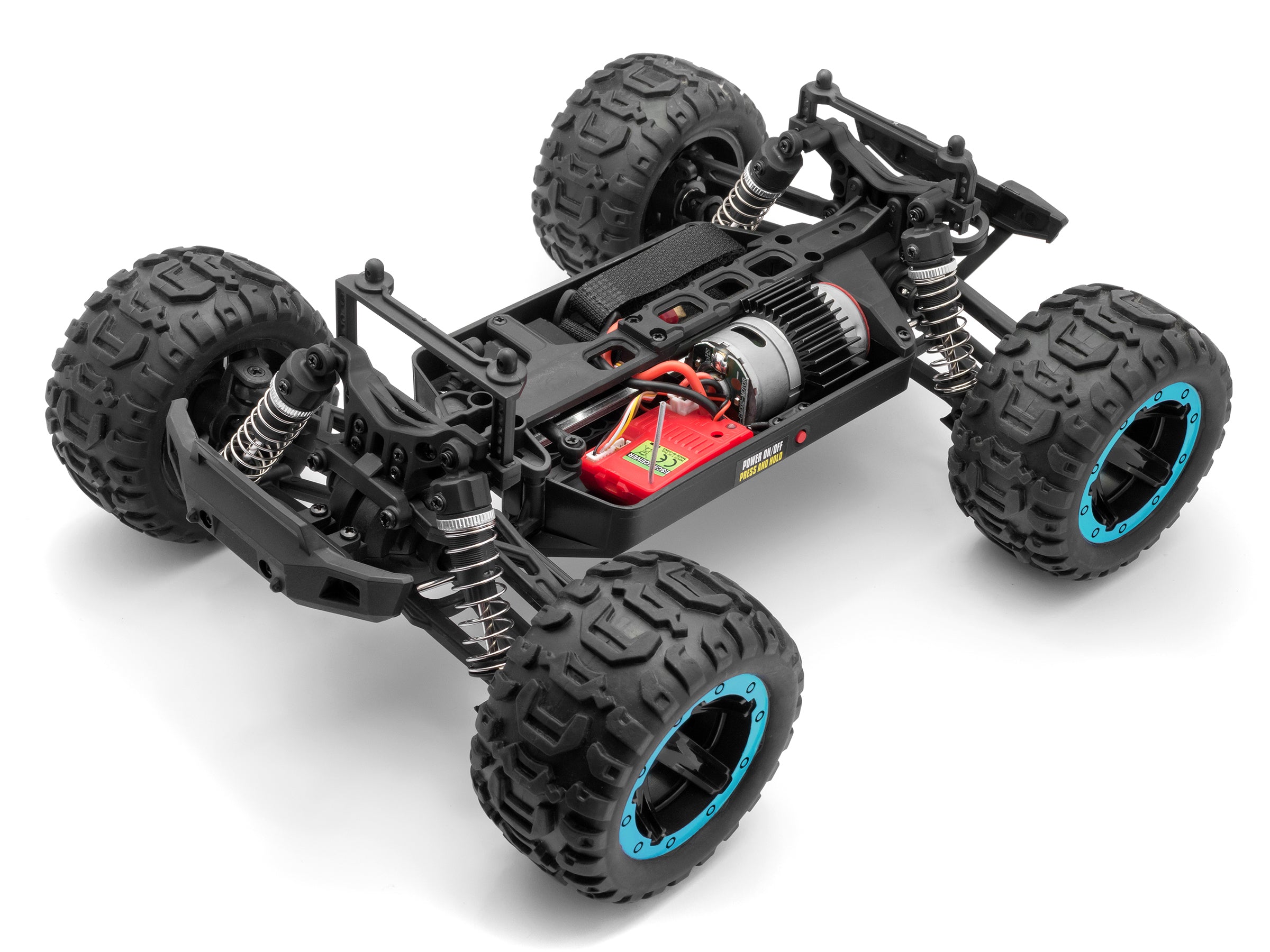 BlackZon Slyder 1/16th RTR 4WD Electric Monster Truck Blue