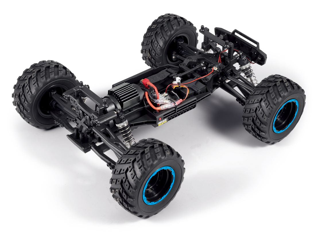 BlackZon Smyter MT 1/12 4WD Electric Monster Truck - Blue