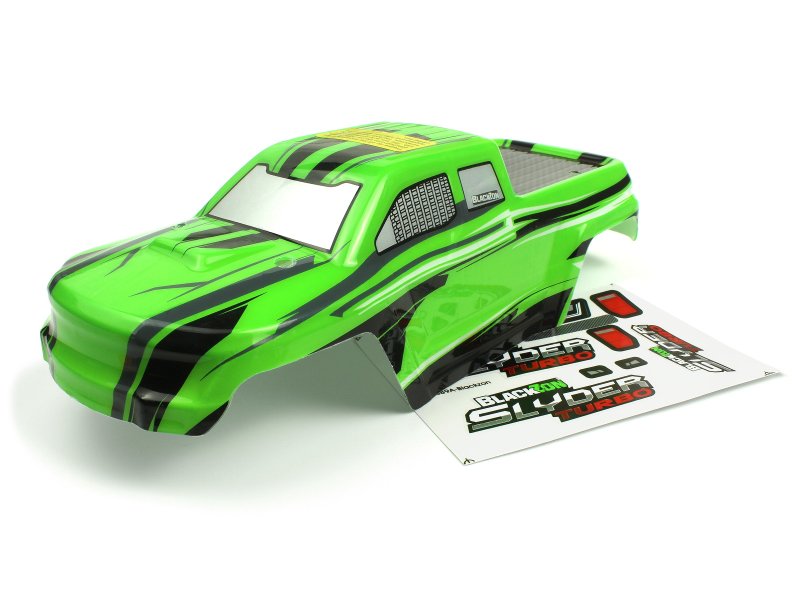 BlackZon Slyder MT Turbo Body (Green/Black) 540204