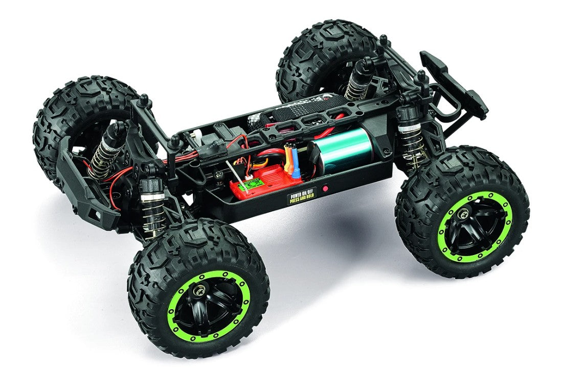 BlackZon Slyder MT Turbo 1/16 4WD 2S Brushless Monster Truck - Green