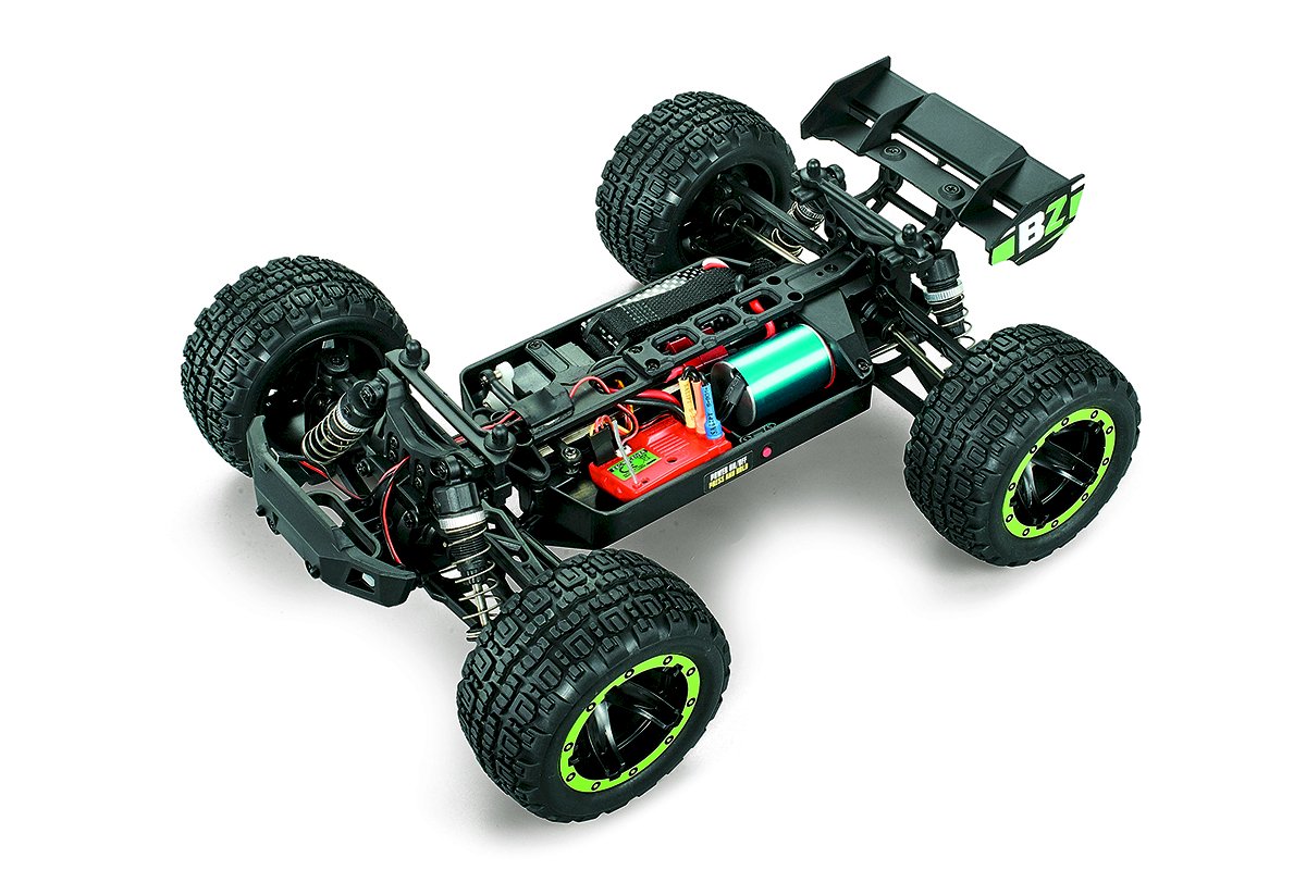 BlackZon Slyder ST Turbo 1/16 4WD RTR 2S Brushless Stadium Truck - Green