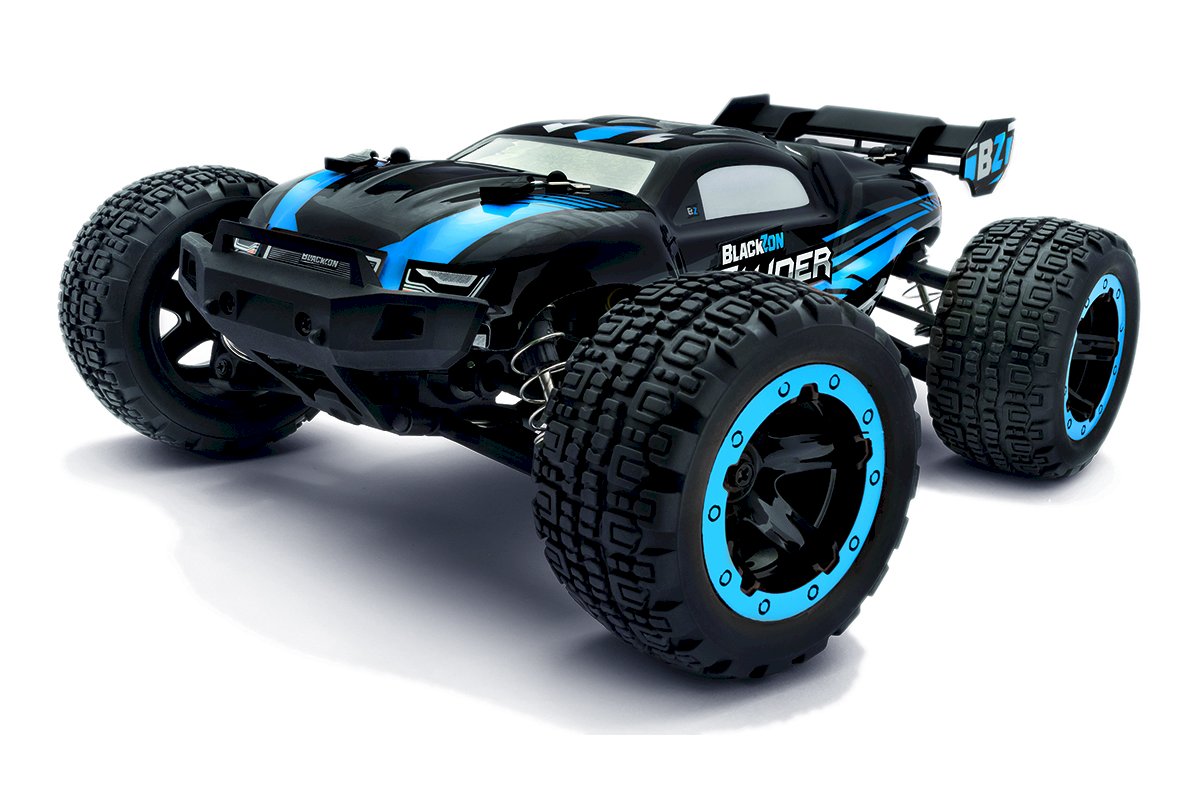 BlackZon Slyder ST Turbo 1/16 4WD RTR 2S Brushless Stadium Truck - Blue