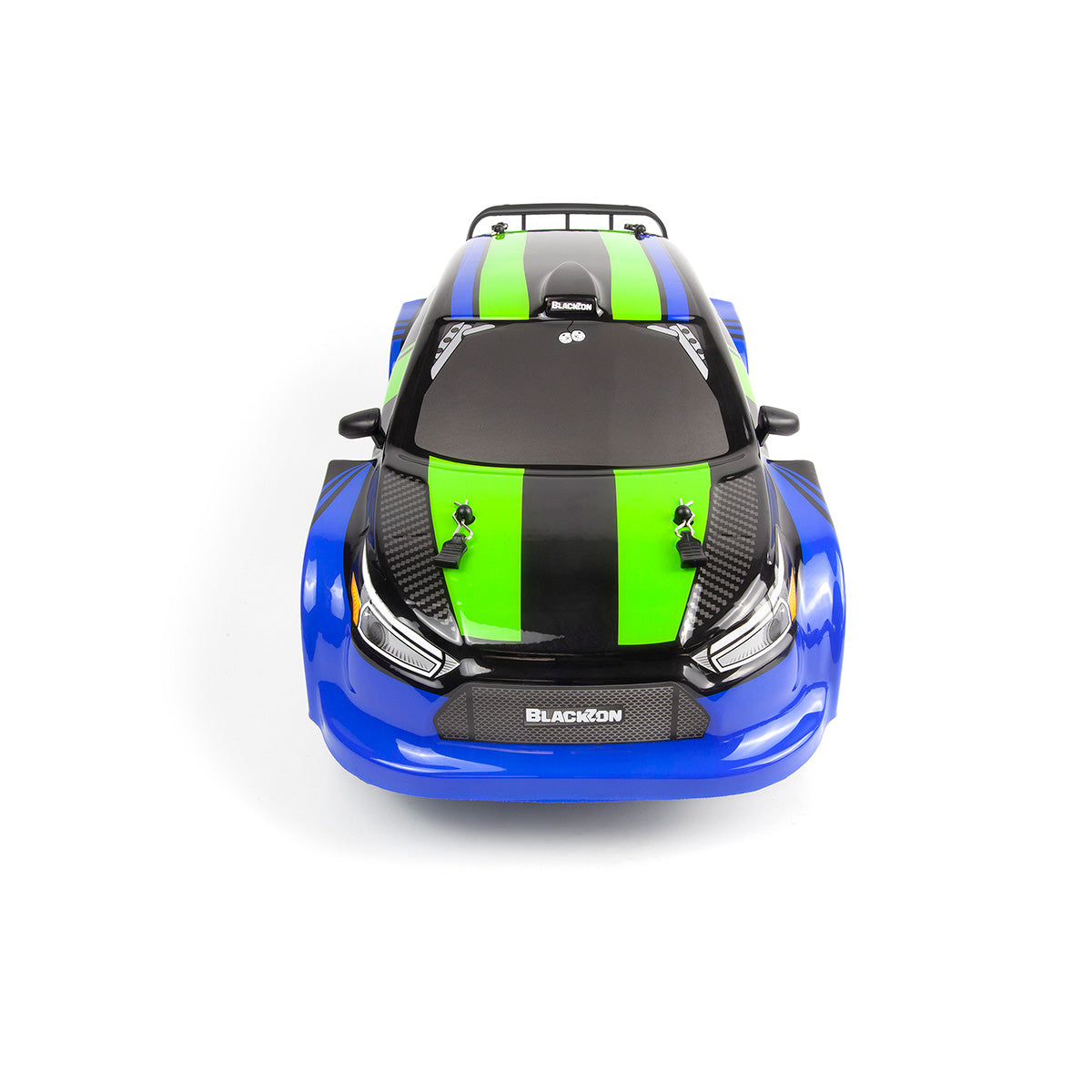 BlackZon Vyper RX 1/16 4WD RTR Rally Car Blue Green - Brushed RC Vehicle