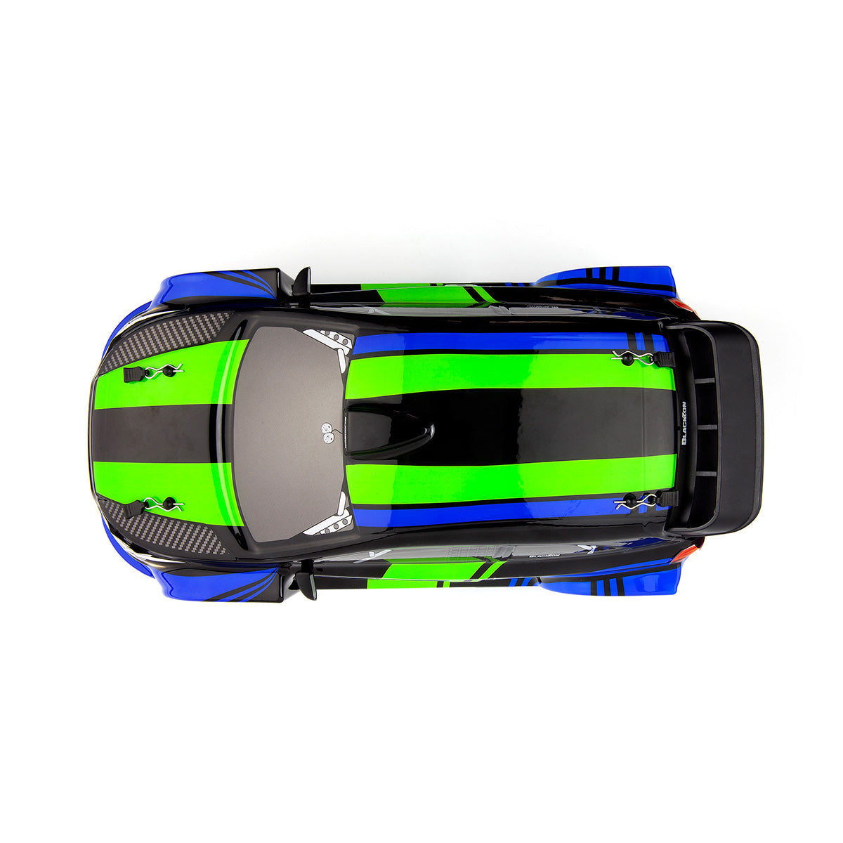 BlackZon Vyper RX 1/16 4WD RTR Rally Car Blue Green - Brushed RC Vehicle