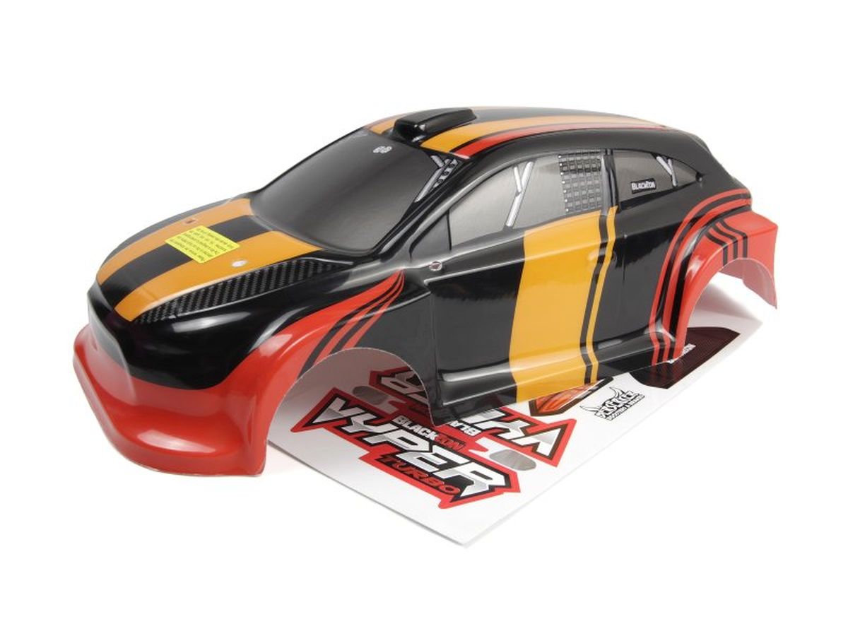 BlackZon Vyper RX Printed Body - Red/Orange
