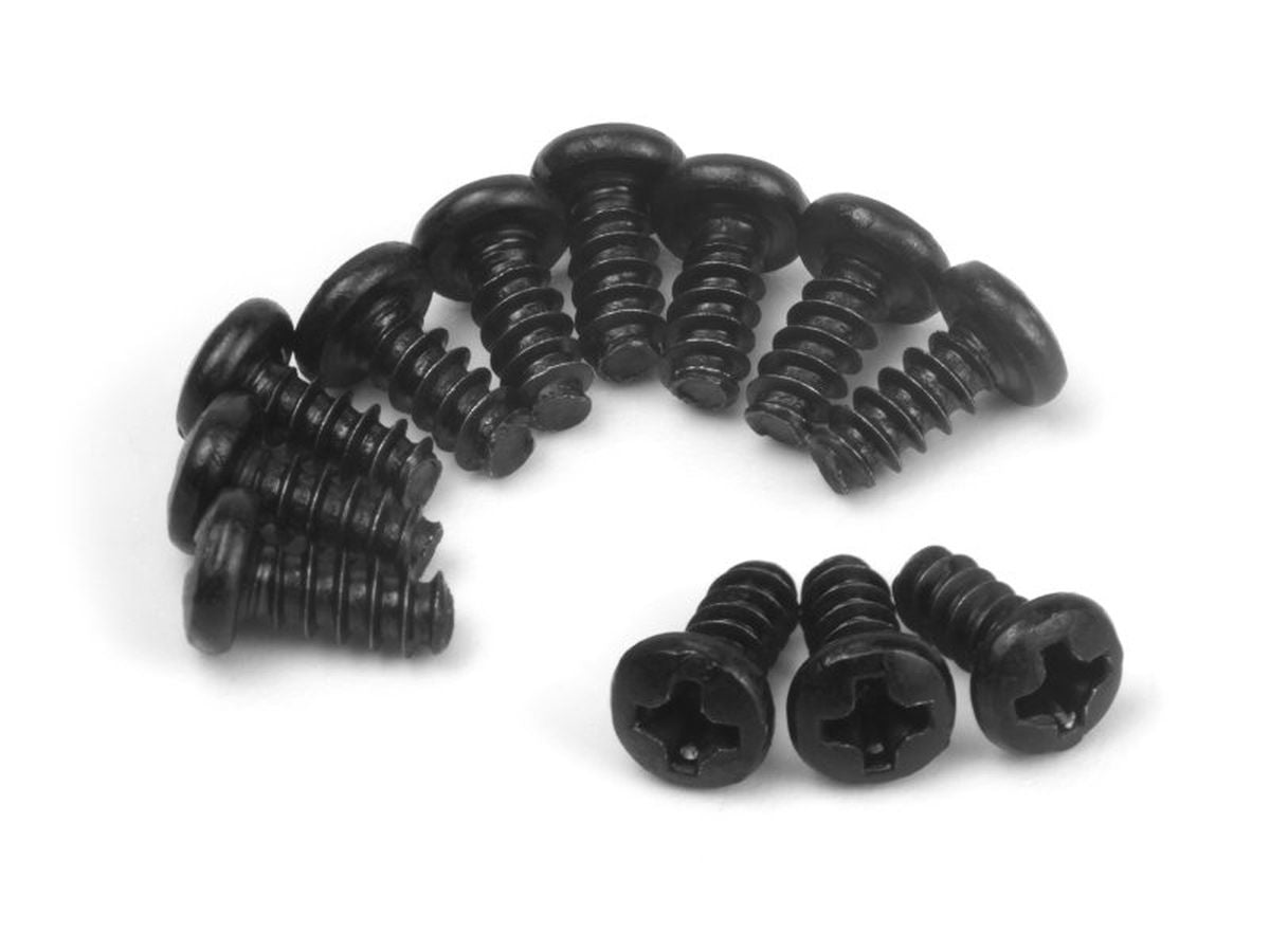 BlackZon Pan Head Tapping Screws PBHO 2.6x6mm (12-Pack) - OEM Replacement - 540460