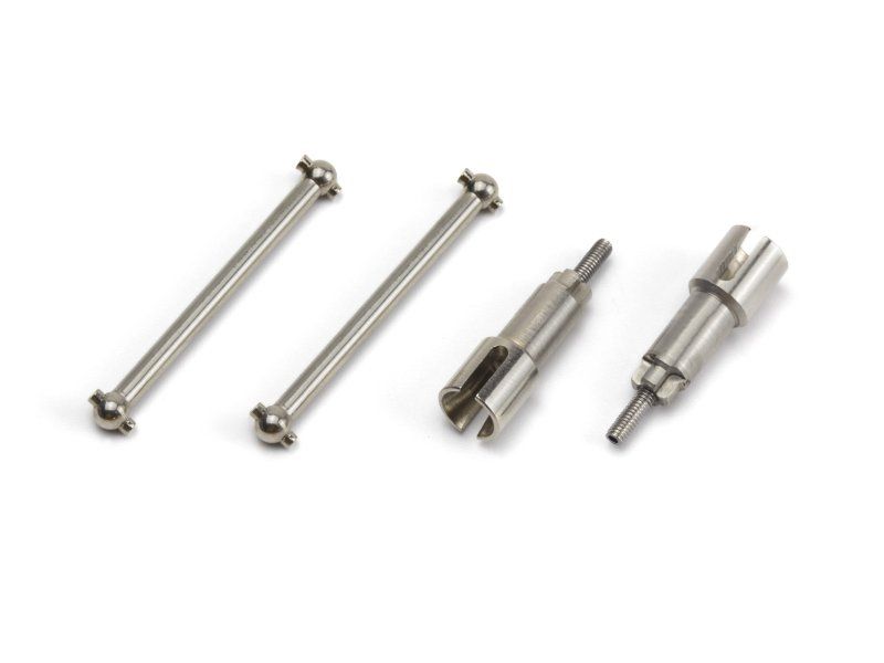 BlackZon Steel Rear Axles and Drive Shafts (2-Pack) - OEM Replacement - 540474