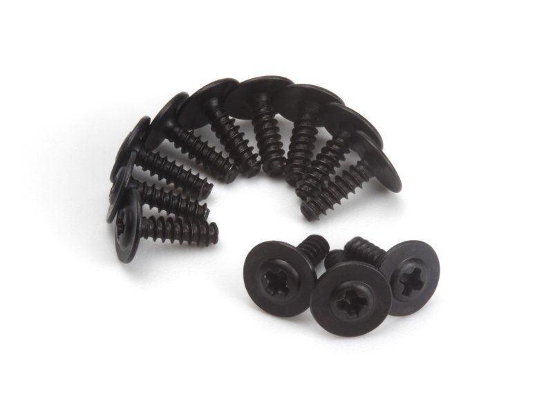 BlackZon Flange Tapping Screws PWTHO 2.3x8mm (12-Pack) for Spryte Turbo - 540488