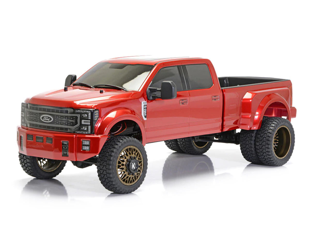 CEN Ford F450 SD KG1 Edition 1/10 RTR Custom Dually Truck (Candy Apple Red) 2.4GHz