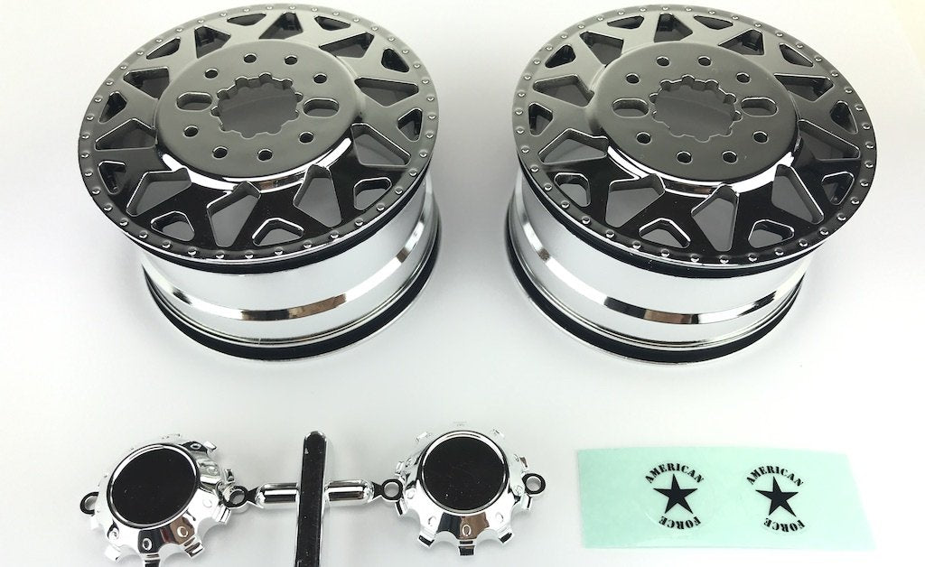 CEN Racing American Force H01 Contra Wheel Chrome w/ Chrome Cap