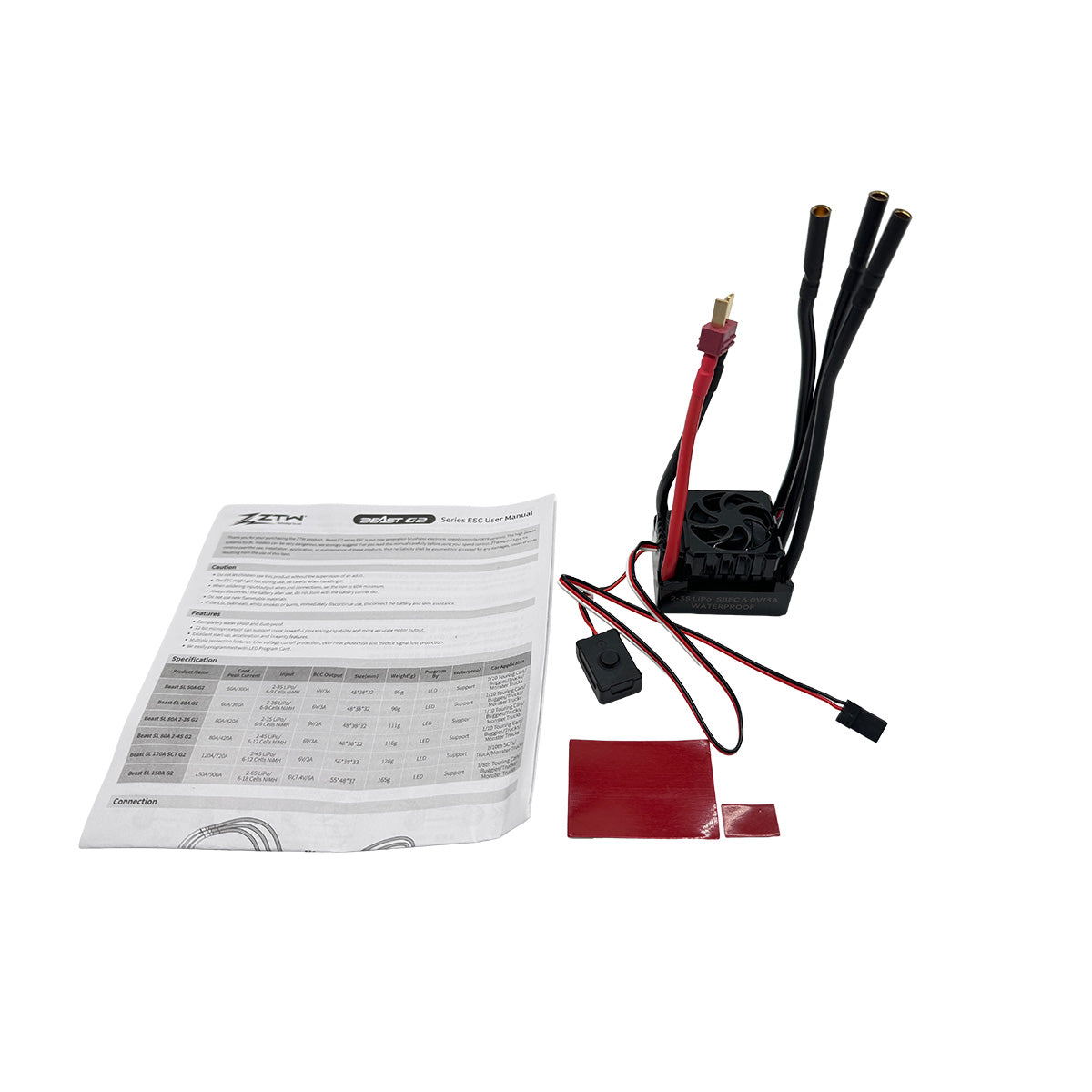 CEN Racing Beast SL 80A G2 RTR ESC, for Reeper SC