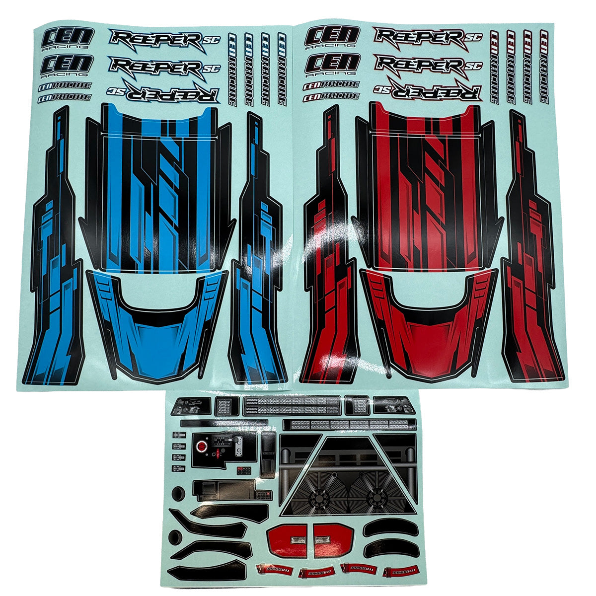 CEN Racing 1/10 Clear Short Course Truck Body Shell (w/ Interior