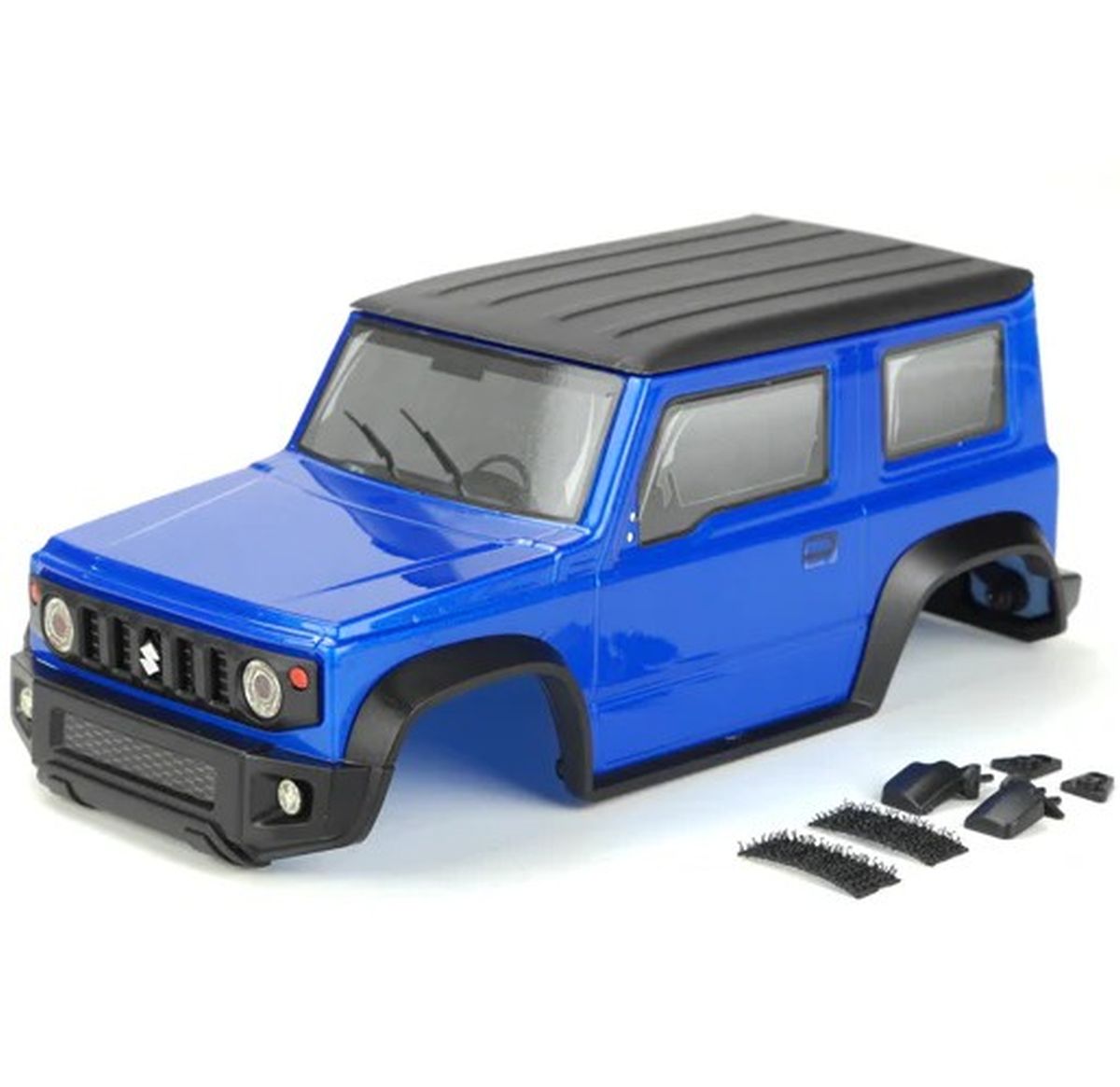 Carisma MSA-1E Suzuki Jimny JB74 Painted Body Set Blue 1/10 Scale