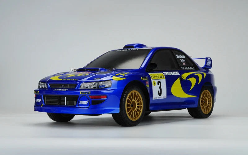Carisma M48S Subaru WRC 1997 Painted Body Set 1/8 Scale Rally