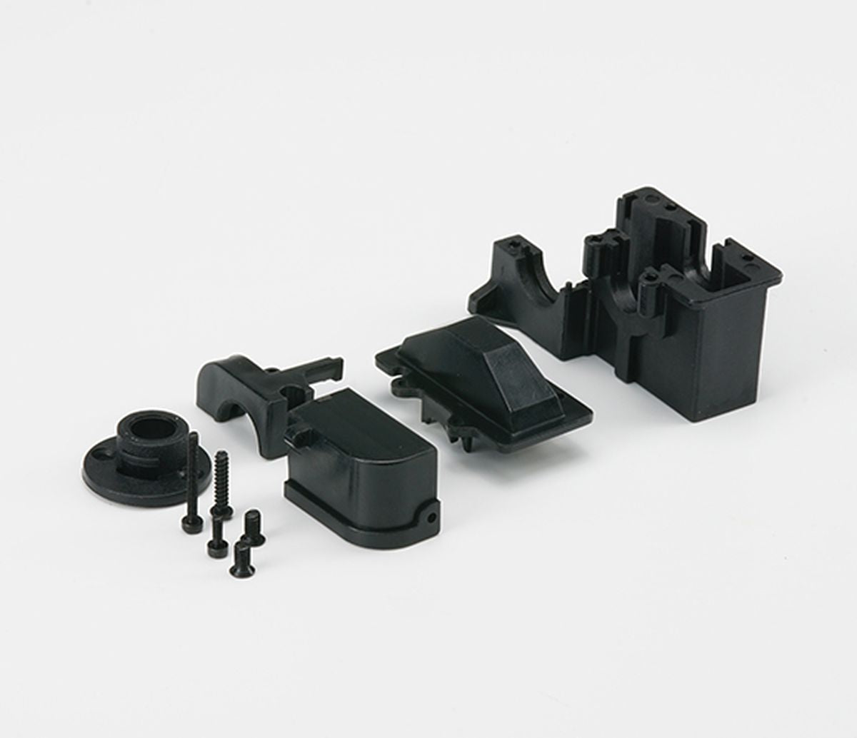 Carisma Mini 4XS Center Gear Box and Motor Mount - 1/14 Scale Assembly