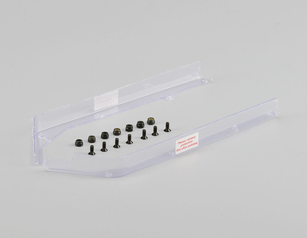 Carisma Mini 4XS Side Guard Set Clear - 1/14 Scale Chassis Protection