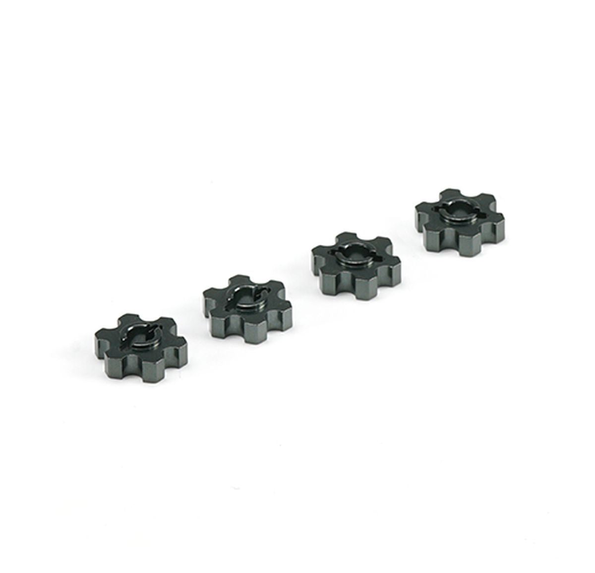Carisma Mini 4XS Aluminum Wheel Hex Set - 1/14 Scale Upgrade