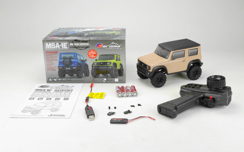 Carisma MSA-1E 1/24 Suzuki Jimny JB74 Scale Crawler RTR Ivory