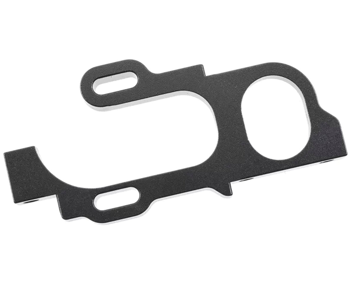 Corally 7075 Aluminum Motor Bulkhead | Black Anodized RC Pan Car