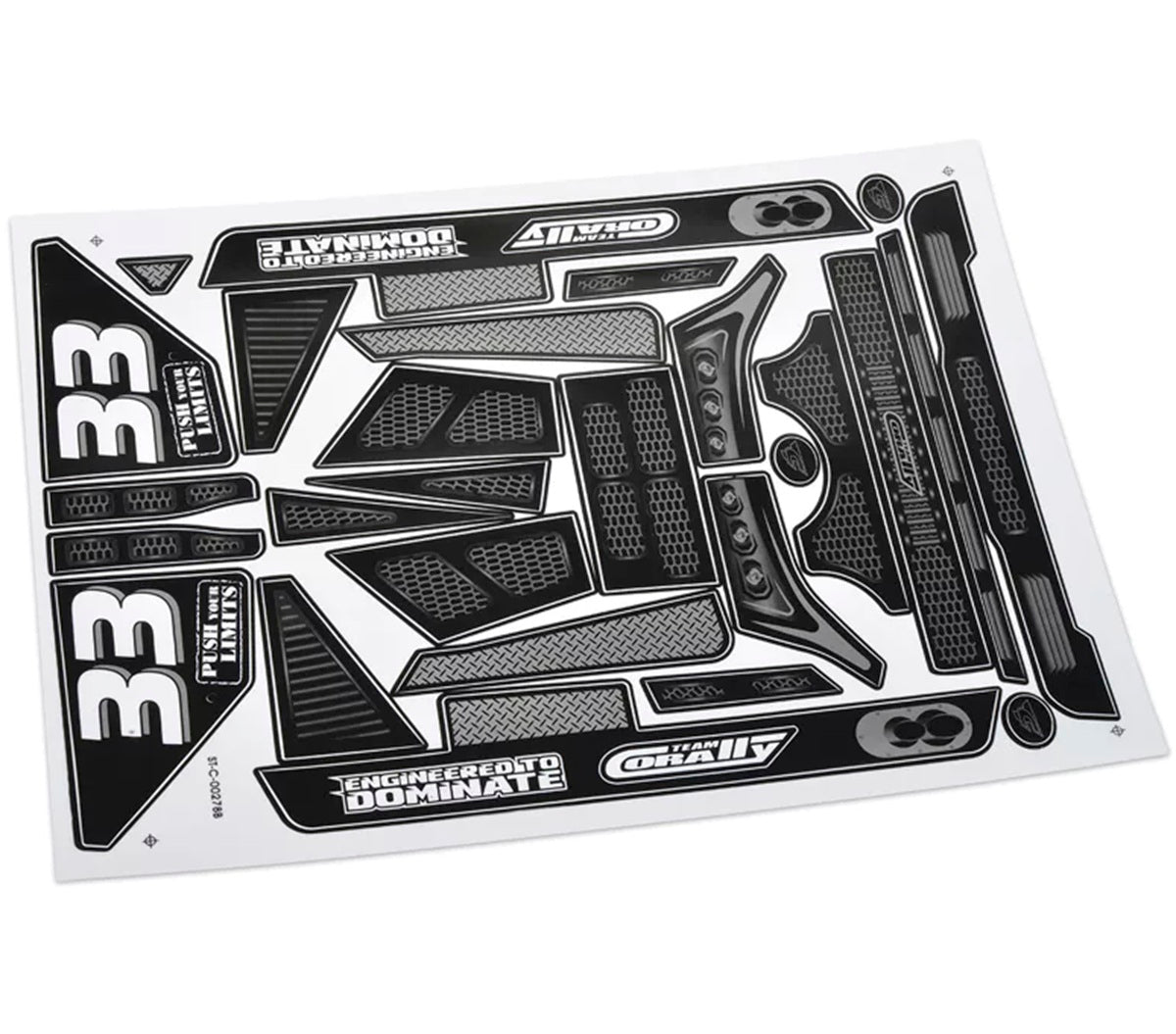 Corally Shiroi Body Decal Sheet | RC Body Graphics Replacement