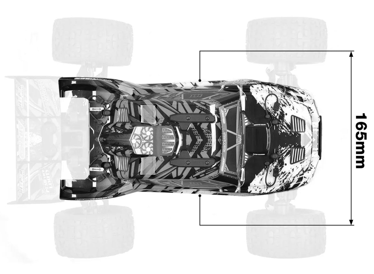 Corally Polycarbonate Body - Kagama 4 - Clear / Pre-Cut | RC Body Shell Replacement