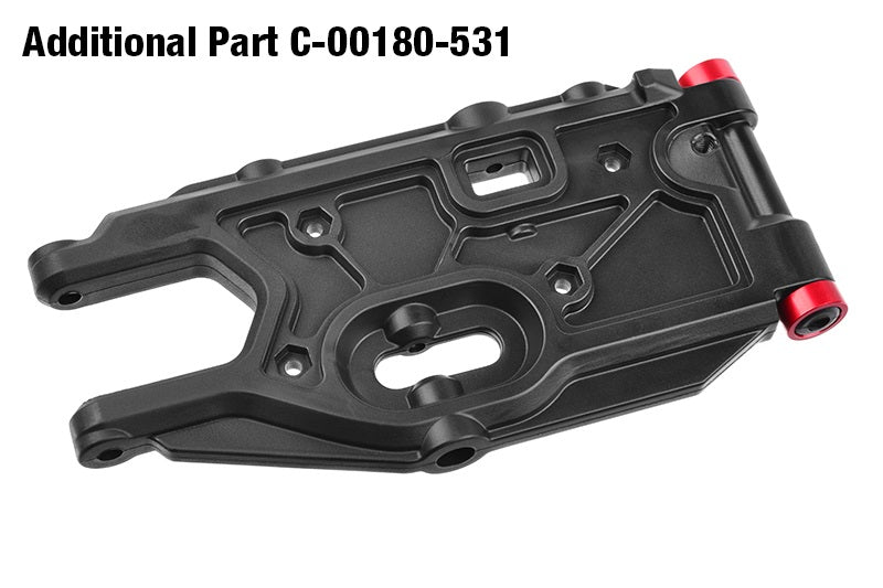 Corally Suspension Arm HDA-3  Lower Rear- Composite