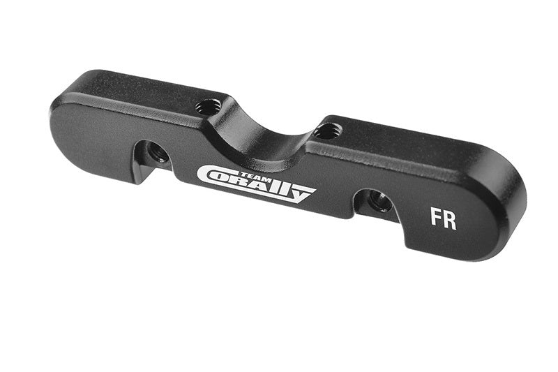 Corally Suspension Arm Mount HD FR-RE 8mm Aluminum Black