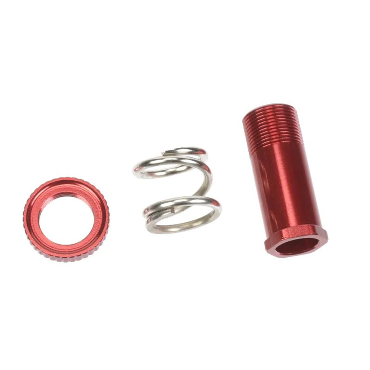 Team Corally Aluminum Servo Saver Tube Nut Spring Set - Furago XD Punisher XD