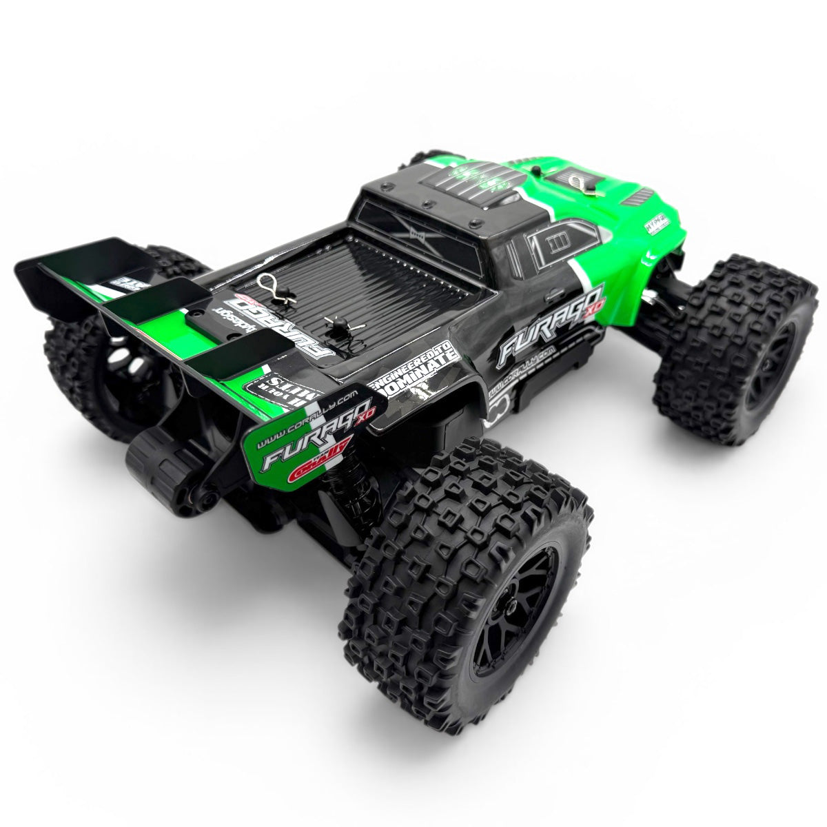 Team Corally Furago XD 1/12 4WD RTR Monster Truck Green - 2S LiPo Ready