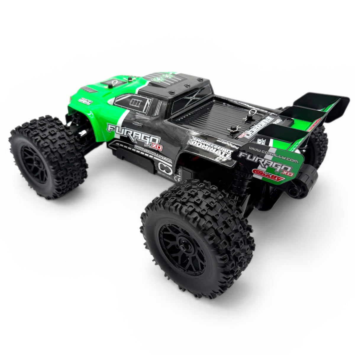 Team Corally Furago XD 1/12 4WD RTR Monster Truck Green - 2S LiPo Ready