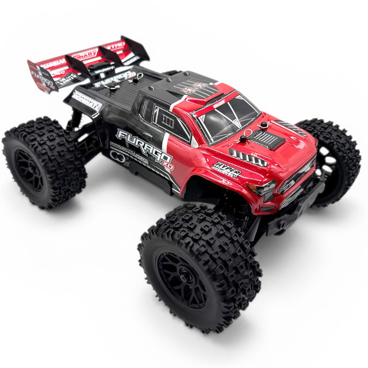 Team Corally Furago XD 1/12 4WD RTR Monster Truck Red - 2S LiPo Ready